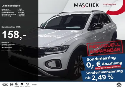 VW Volkswagen T-ROC Goal 1.0 TSI Navi Sitzh. ACC PDC LaneAssis im Auto Abo von Null-Leasing