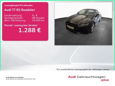 Audi Audi TT RS Roadster 2.5 TFSI qu. LED B&O PDC+ Navi im Leasing von Null-Leasing