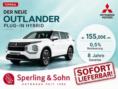 Mitsubishi Mitsubishi Outlander Plug-In Hybrid DIAMANT mit 0,5%-Regelung ❗"Tolle Ausstattung"❗ ✔️GEWERBE-DEAL✔️ im Leasing von LeasingMarkt.de