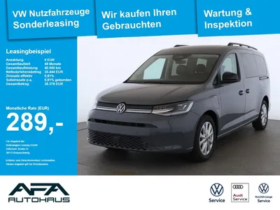 VW Volkswagen Caddy Maxi 1.5 eHybrid Life DSG LED*AGR*App-Con. im Leasing von Null-Leasing
