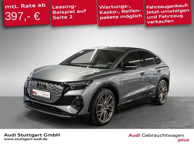 Audi Audi Q4 Sportback e-tron 50 quattro S line Matrix 21' im Leasing von Null-Leasing