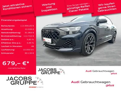 Audi Audi RS Q8 Facelift/B+O Advanced/Individual/RS-AGA/Laser/360°/23Zoll/HuD/OLE im Leasing von LeasingMarkt.de