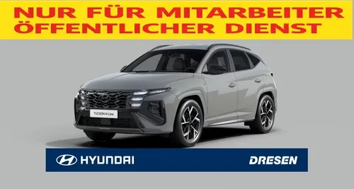 Hyundai Hyundai Hyundai Tucson 1.6 N Line**NUR FÜR ÖFFENTL.DIENST** I Automatik I Elektrische Heckklappe I Navi I LED I Sitzheizung I Lenkradheizung im Auto Abo von 9Drive