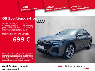 Audi AUDI Q8 e-tron Sportback 55 S line *Tour*Stadt*AHK* im Auto Abo von Null-Leasing