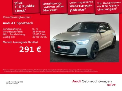 Audi Audi A1 Sportback 25 TFSI advanced S tronic LED/LM17 im Leasing von LeasingMarkt.de