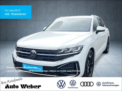VW Volkswagen Touareg 3.0TDI R-Line Matrix Luft HUD Keyless AH im Leasing von Null-Leasing