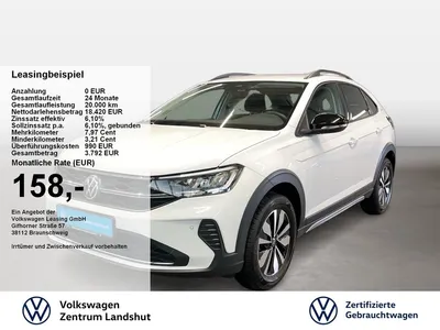 VW Volkswagen Taigo GOAL 1.0 TSI 2xKlima ACC DynLicht KlimaA im Leasing von Null-Leasing