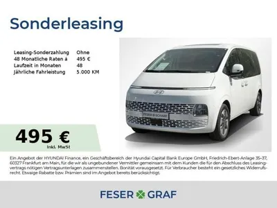 Hyundai Hyundai STARIA PRIME PANO 360° CAM. SHZ LHZ KLIMA LEDER im Auto Abo von LeasingTime