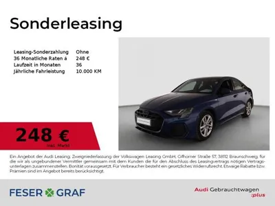 Audi Audi A3 Lim. 30 TFSI S line Ext/LED/Navi/ACC/R-Kamera im Leasing von LeasingMarkt.de