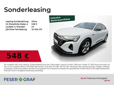 Audi Audi Q8 e-tron Sportback 55 qu. S line Int. AHK Matri im Auto Abo von LeasingMarkt.de