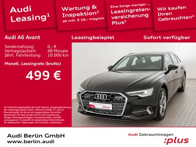 Audi AUDI A6 Avant Sport advanced 45 TFSI qu. S tr. PANO im Auto Abo von Null-Leasing