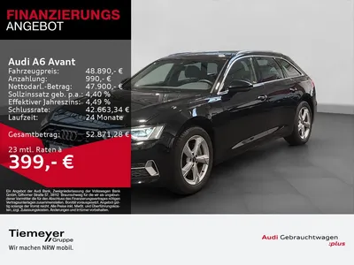 Audi Audi A6 Avant 45 TFSI Q ADVANCED LM19 LEDER AHK KAMER im Auto Abo von Null-Leasing