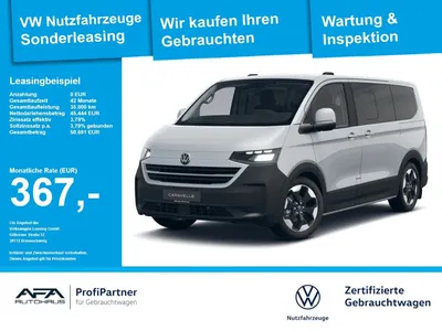 VW Volkswagen T7 e-Caravelle PanAmericana LED*AHK*Navi*RFK im Leasing von Null-Leasing