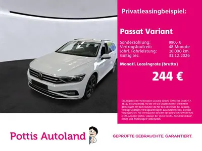 VW Volkswagen Passat Variant 2.0 TDI DSG BUSINESS STDHZG AHK K im Leasing von Null-Leasing