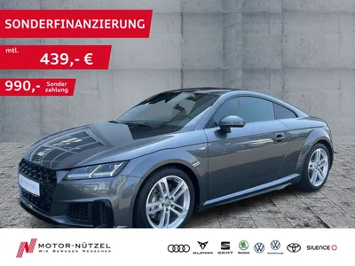 Audi Audi TT Coupé 45 TFSI S-TR 2xS-LINE LED+NAVI+B&O+RFK im Leasing von Null-Leasing