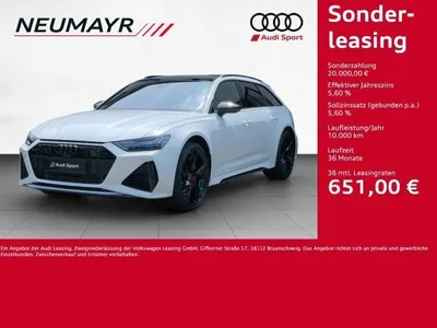Audi Audi RS6 Avant Keramik; Carbon; Pano; B&O UPE 187.575 im Auto Abo von LeasingMarkt.de