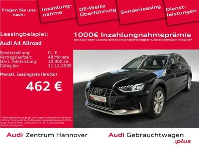 Audi Audi A4 Allroad quattro 40 TDI AHK LED Kamera Teilleder Navi virtual im Auto Abo von LeasingMarkt.de