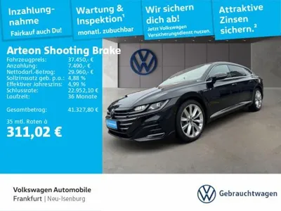 VW Volkswagen Arteon Shooting Brake 2.0 TSI DSG R-Line Pano Navi IQ.Light DAB+ Standheizung im Auto Abo von LeasingMarkt.de