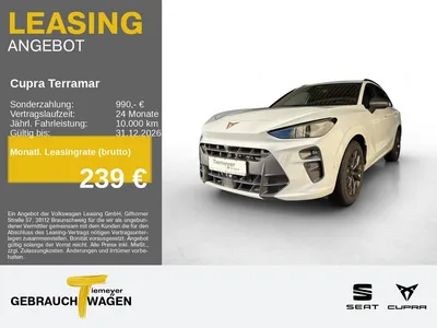 Cupra Cupra Terramar 2.0 TSI SENNHEISER MATRIX eSITZE HEAD-U im Leasing von Null-Leasing