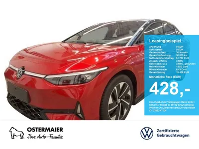 VW Volkswagen ID.7 GTX 340PS NP.81T ACC.5JG.WÄRMEPUMPE.AHK.ARE im Auto Abo von Null-Leasing