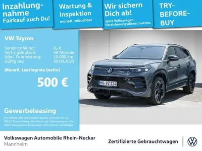 VW Volkswagen Tayron 1.5 TSI eHybrid R-Line Pano AHV sound uvm im Auto Abo von LeasingMarkt.de