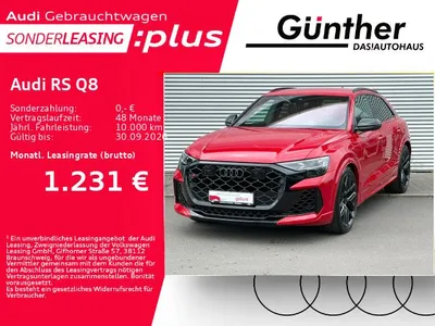 Audi Audi RS Q8 +WINTERRÄDER+RS SPORTABGAS+AHK+NACHTSICHTA im Leasing von Null-Leasing