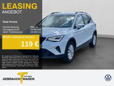 Seat Seat Arona 1.0 TSI STYLE ACC NAVI SITZHZG GJR im Leasing von Null-Leasing