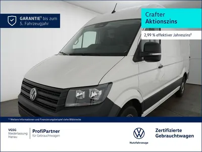 VW Volkswagen Crafter Kasten Mittel Hochdach Navi DAB Vorb im Leasing von Null-Leasing