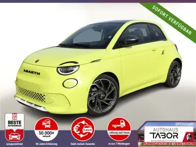 Abarth Abarth 500e 42 kWh Turismo LED Pano Nav JBL SHZ Kam PDC im Leasing von 9Drive