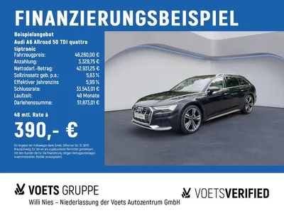 Audi Audi A6 Allroad 50 TDI quattro tiptronic MATRIX-LED im Leasing von Null-Leasing
