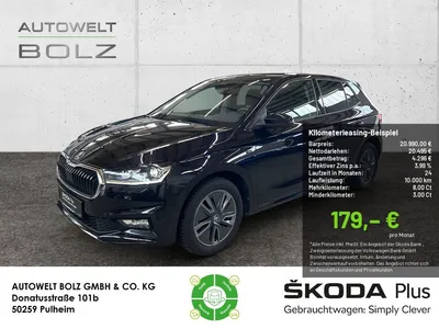 Skoda Skoda Fabia 1.0 TSI Tour PDC SHZ KAMERA ACC LED NAVI im Leasing von Null-Leasing