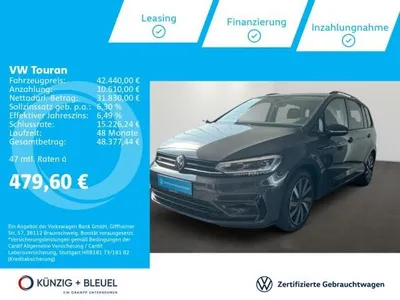 VW Volkswagen Touran 2.0 TDI R-LINE DSG*NAV*AHK*SOUND*KAM*7SITZ im Auto Abo von LeasingMarkt.de