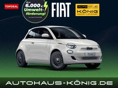 Fiat Fiat 500e Icon ***Mit Komfortpaket❗️*** | 5.000 € Elektro-Prämie als Anzahlung (finanzierbar) im Auto Abo von LeasingMarkt.de