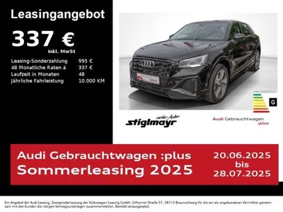 Audi Audi Q2 S-line 40 TFSI quattro ACC+KAMERA+LED+NAVI im Auto Abo von LeasingMarkt.de