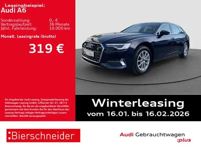 Audi Audi A6 Av 45 TFSI advanced 19 AHK MATRIX LEDER im Auto Abo von Null-Leasing