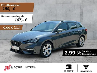 Seat Seat Leon ST 1.5 eTSI DSG FR-LINE LED+NAV+APP+ACC+SHZ im Leasing von Null-Leasing