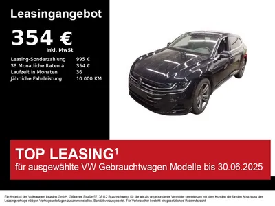 VW VW Arteon Shooting Brake R-line 2.0 TDI 4-Motion AH im Auto Abo von Null-Leasing