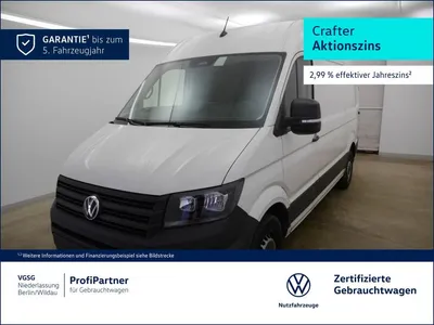 VW Volkswagen Crafter Kasten Mittel Vorb.AHK Navi GJR RFK DAB im Leasing von Null-Leasing