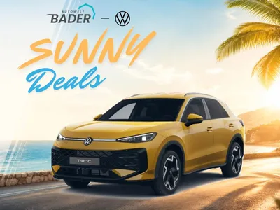 VW Volkswagen T-Roc R-Line "Sunny Deals" AUTOWELT-BADER! im Leasing von Null-Leasing