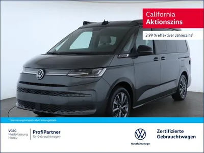 VW Volkswagen California Ocean AHK PLA Navi Bluetooth LED im Auto Abo von Null-Leasing