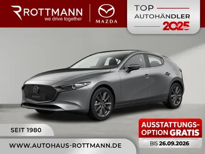 Mazda Mazda 3 2027 186ps Aut. CENTRE-Line NAV KeyLess Qi ACC im Leasing von Null-Leasing