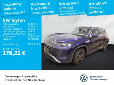 VW Volkswagen Tayron 1.5 eTSI DSG Life Navi 7-Sitzer IQ.Light-HD-Matrix AHK ACC im Leasing von LeasingMarkt.de