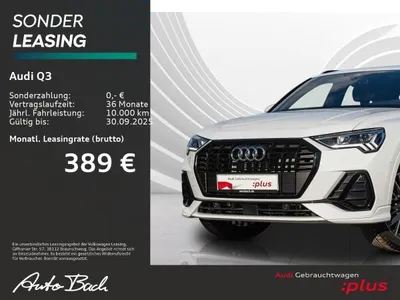 Audi Audi Q3 S line 35TFSI Stronic Navi LED Panorama virtual GRA EPH im Auto Abo von LeasingMarkt.de