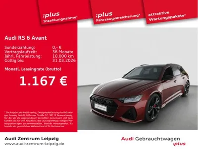 Audi Audi RS6 RS 6 Avant *HD-Matrix*Pano*HuD*AHK*280km/h* im Auto Abo von LeasingMarkt.de