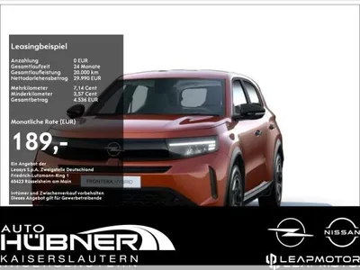 Opel Opel Frontera Electric Edition |inkl. Tech-Paket| im Auto Abo von LeasingTime