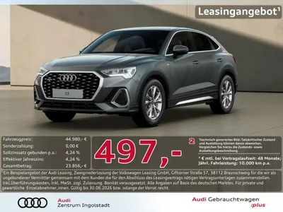 Audi Audi Q3 Sportback 40 TDI qu S line LED Kamera ACC 18 im Leasing von LeasingMarkt.de