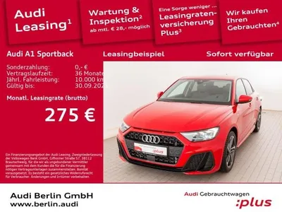 Audi Audi A1 Sportback S line 35 TFSI S tr. LED RFK NAVI im Auto Abo von LeasingMarkt.de