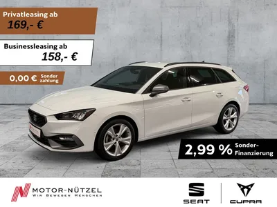 Seat Seat Leon ST 1.5 eTSI DSG FR-LINE LED+NAV+ACC+SHZ+RFK im Leasing von Null-Leasing