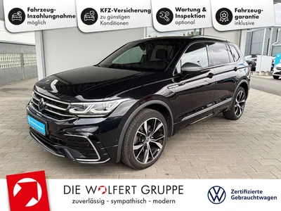 VW Volkswagen Tiguan Allspace R-Line 2.0 TDI 4M DSG AHK STHZG im Leasing von Null-Leasing