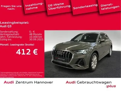 Audi Audi Q3 35 TFSI S line Sportsitze AHK NAvi LED virtual Cockpit plus im Auto Abo von LeasingMarkt.de